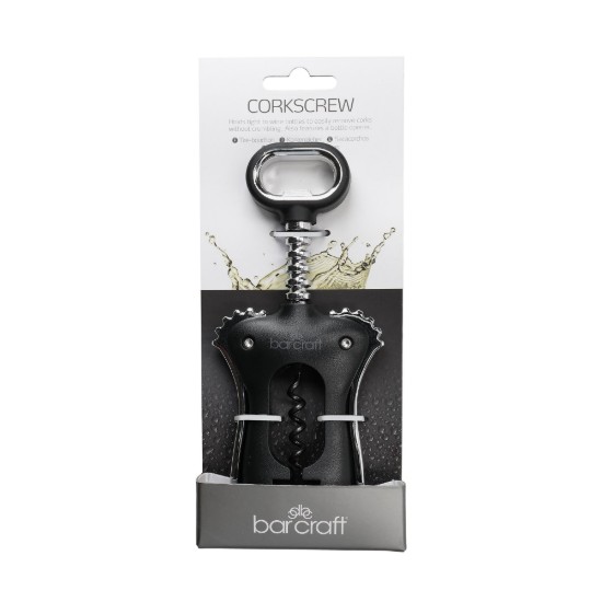 Cavatappi in zinco, nero, "Bar Craft" - Kitchen Craft