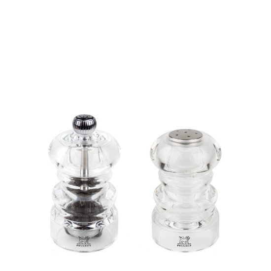 Set mlinac za papar i posuda za sol, 9 cm, akril, "Nancy" – Peugeot