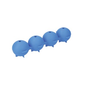 Stampo sferico per ghiaccio, 21,5 × 7 × 4 cm, silicone, blu – prodotto da Kitchen Craft