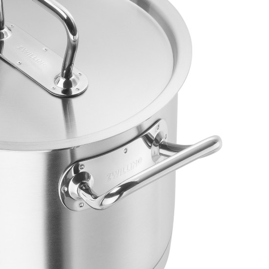Puodas su dangčiu, nerūdijantis plienas, 24cm/8.1L, "Pro S" - Zwilling