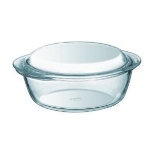 Piatto rotondo, in vetro resistente al calore, 2,2 L + 0,8 L, "Essentials" - Pyrex