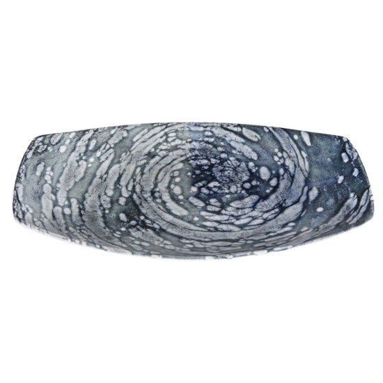 Ovale schaal, porselein, 32cm, "Ethos Vortex" - Porland