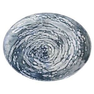 Piatto ovale, porcellana, 31cm, "Ethos Vortex" - Porland