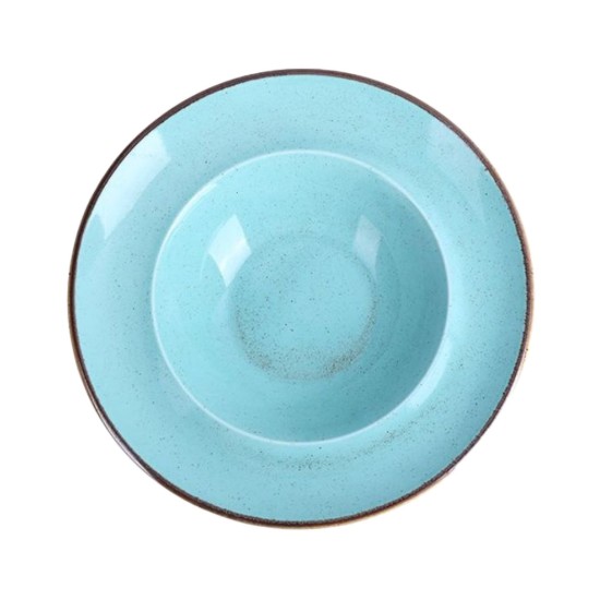 26 cm Alumilite Seasons diep bord, Turquoise - Porland