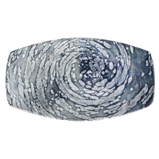 Ovale schaal, porselein, 32cm, "Ethos Vortex" - Porland