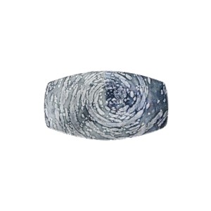 Ovale schaal, porselein, 19x11cm, "Ethos Vortex" - Porland