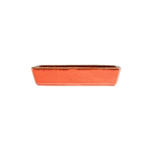 Piatto da colazione, porcellana, 13×8,5 ​​cm, arancione, "Seasons" - Porland