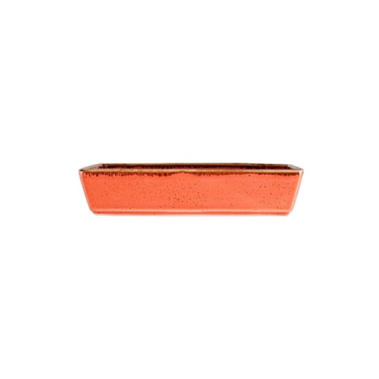 Πιάτο για πρωινό, πορσελάνινο, 13 × 8,5 cm, πορτοκάλι, "Seasons" - Porland
