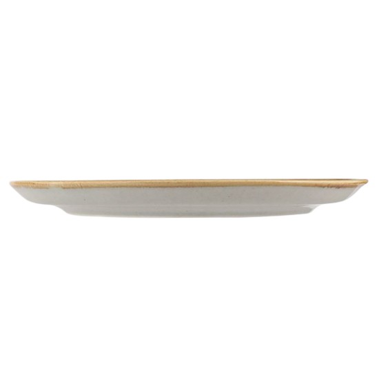 Porseleinen bord, 32cm, "Seasons", Grijs - Porland
