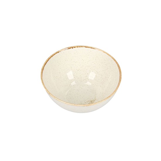 Cuenco de porcelana, 16cm/0.77L, "Seasons", Beige - Porland