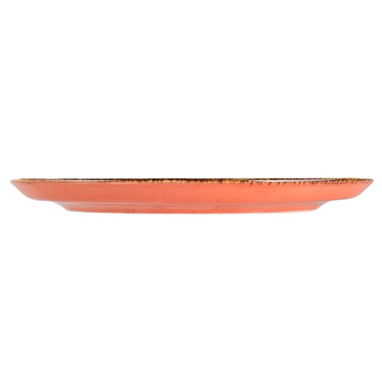 Porcelain plate, 32cm, "Seasons", Orange - Porland
