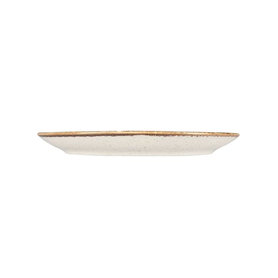 Oval tallrik, porslin, 24cm, "Seasons", Beige - Porland