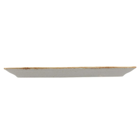 Πιατέλα πορσελάνης, 31x18cm, "Εποχές", Γκρι - Porland