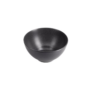 Porcelain bowl, 16cm/0.77L, "Seasons", Black - Porland