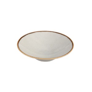 Diep bord, porselein, 20cm, "Seasons", Grijs - Porland