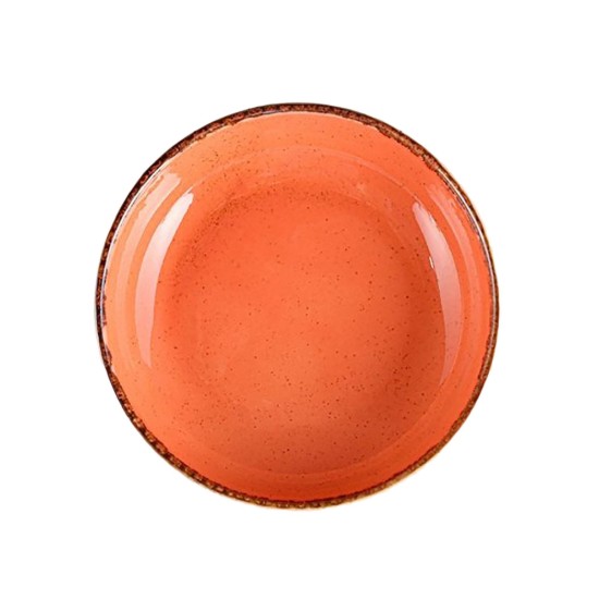 Porcelain bowl, 22cm/0.83L, "Seasons", Orange - Porland