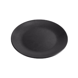 Porseleinen bord, 24cm, "Seizoenen", Zwart - Porland