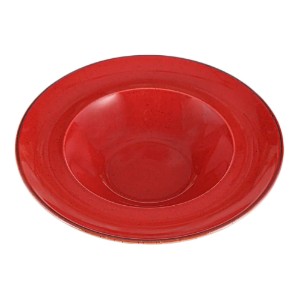 Diep bord, porselein, 30cm, "Seasons", Rood - Porland