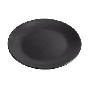 Porcelain plate, 28cm, "Seasons", Black - Porland
