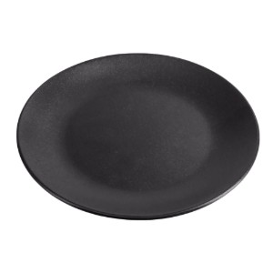 Porseleinen bord, 30cm, "Seizoenen", Zwart - Porland