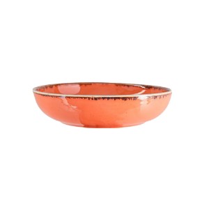 Porseleinen kom, 22cm/0.83L, "Seasons", Oranje - Porland