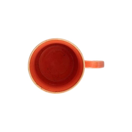 Porcelain mug, 325ml, "Seasons", Orange - Porland