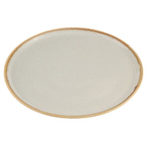 Piatto in porcellana, 32cm, "Stagioni", Grigio - Porland