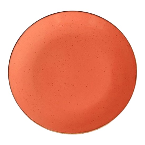 Porcelain plate, 30cm, "Seasons", Orange - Porland
