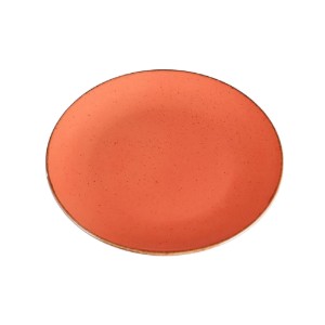 Piatto in porcellana, 24cm, "Stagioni", Arancio - Porland