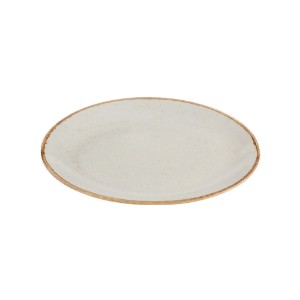 Ovaal bord, porselein, 24cm, "Seasons", Grijs - Porland