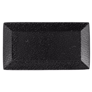 Porcelain platter, 32cm, "Ethos Black Moss" - Porland