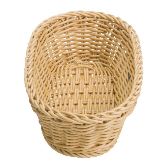 Cestino per il pane ovale, 28 x 16 cm, Beige Chiaro - Saleen