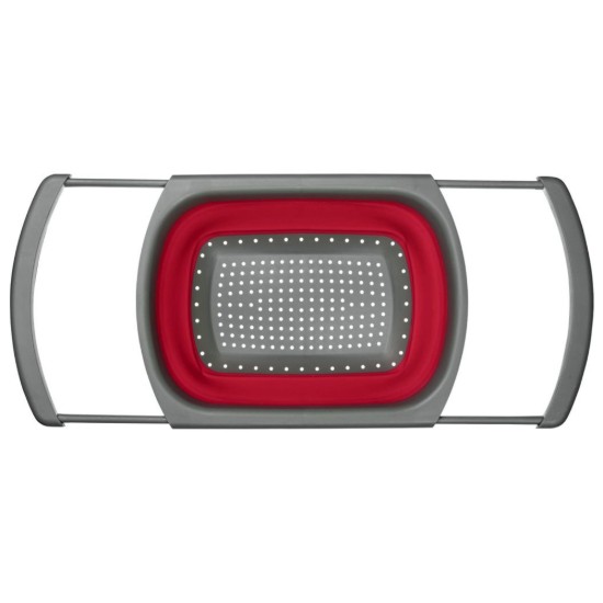 Extensible strainer, plastic, 39 × 26 cm, red - Westmark