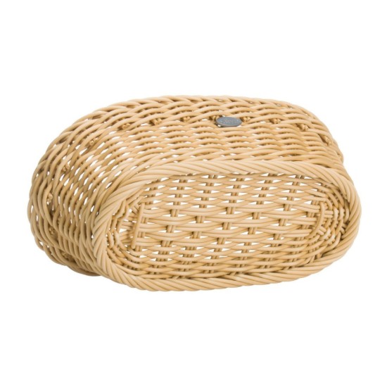 Cestino per il pane ovale, 28 x 16 cm, Beige Chiaro - Saleen