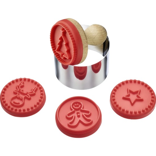 Koekjesstempelset, 6 stuks, siliconen - Westmark