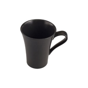 Porcelain mug, 300ml, "Seasons", Black - Porland