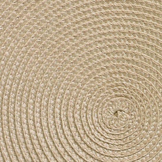 Round placemat, 38 cm, "Circle", Ivory - Saleen