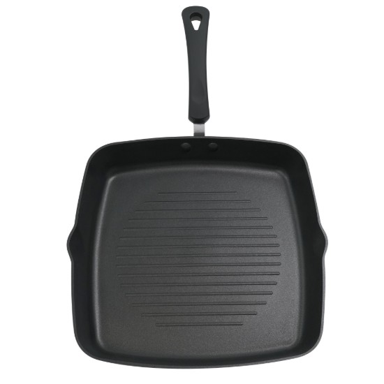 Square grill pan, aluminum, 28x28cm, "Primary" - Zokura