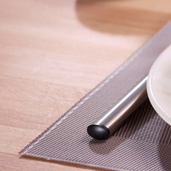 Placemat, 42 x 32 cm, "Home", Light Taupe - Saleen