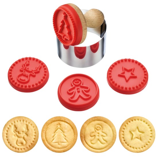 Koekjesstempelset, 6 stuks, siliconen - Westmark