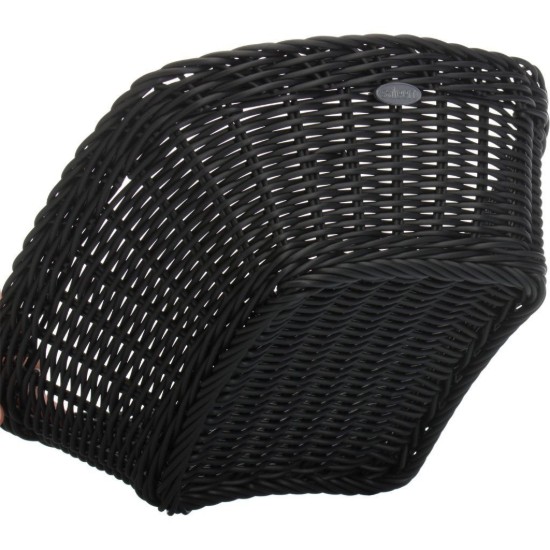 Quadratischer Brotkorb, 23 x 23 cm, Schwarz - Saleen