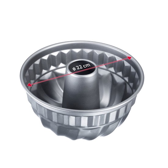 Musselmalet kageform, 22 cm, "Back Meister" - Westmark