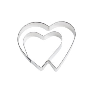 Tagliabiscotti, 6,5 cm, "Doppio cuore" - Westmark