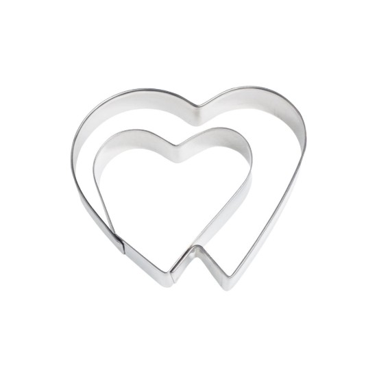 Cookie cutter, 6.5cm, "Double heart" - Westmark