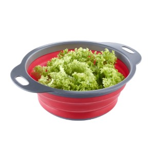Collapsible strainer, plastic, 22 cm, "Maxi", red - Westmark