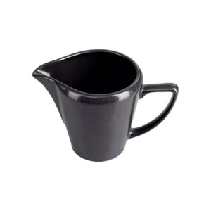 Porcelain milk jug, 150ml, "Seasons", Black - Porland