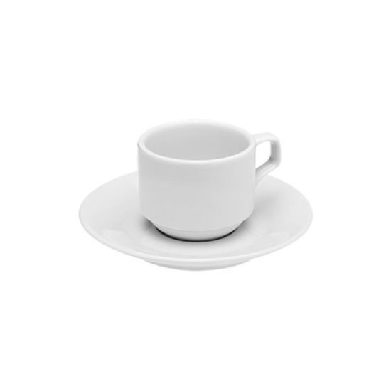 Kaffekop og underkop 85 ml Gastronomi Soley - Porland 