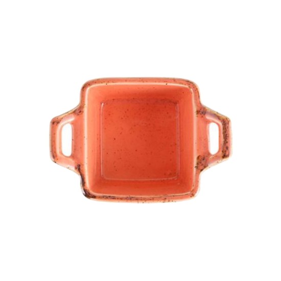 Mini-kom, porselein, 10cm, "Seasons", Oranje - Porland