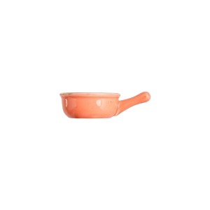 Mini kommetje met handvat, porselein, 9,5 cm, oranje, "Seasons" - Porland