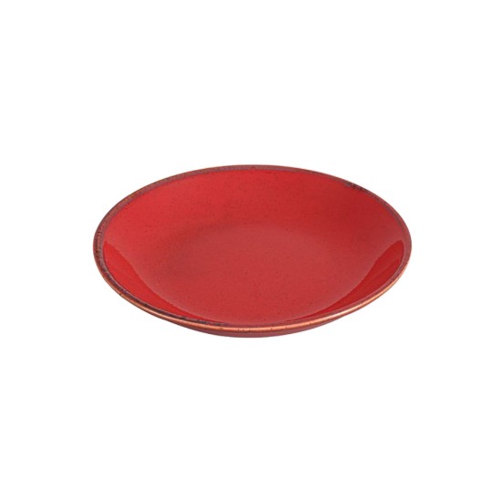 Piatto fondo Alumilite Seasons 21 cm, Rosso - Porland